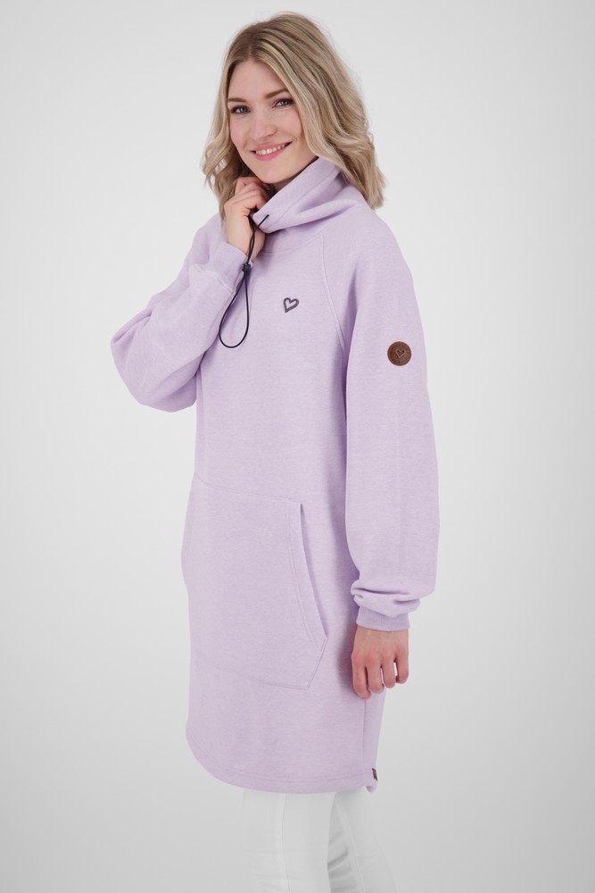 AlifeKickinDamenSweatkleidBabsiAKASweatdressOrchidMelange