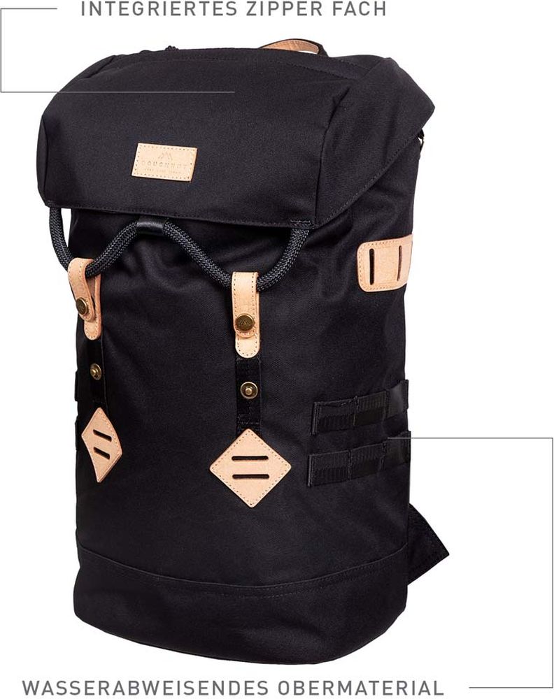 DoughnutColoradoRebornSeriesRucksackD104REBlack-15Liter