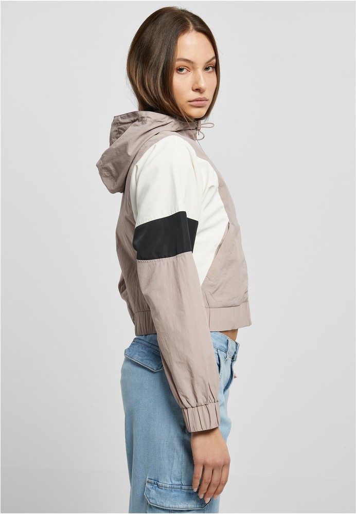 UrbanClassicsDamenJackeLadiesShort3-ToneCrinkleJacket