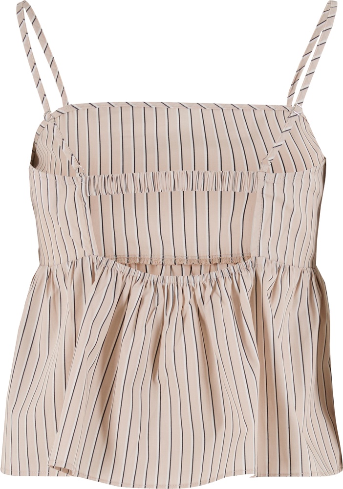 UrbanClassicsDamenLadiesStripedCottonCamiTopTB7531