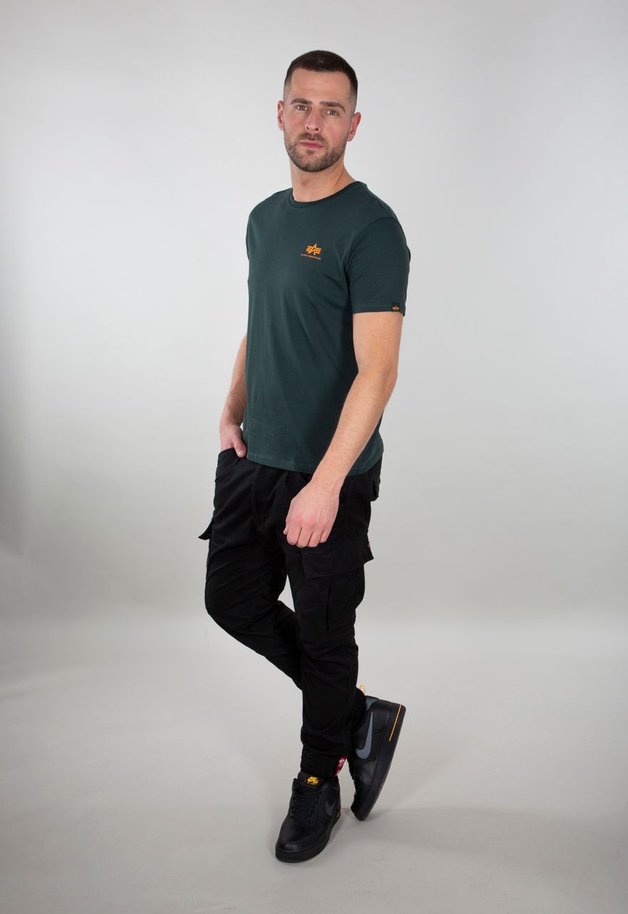 AlphaIndustriesBasicTSmallLogoT-ShirtUnisexDarkPetrol-XXL