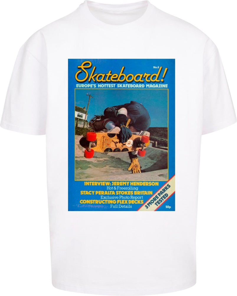 MerchcodeT-ShirtTheSkateboardMagazineCoverNo8OversizeTeeMC1033