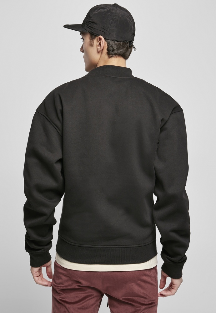 UrbanClassicsSweatshirtMockNeckCrewBlack