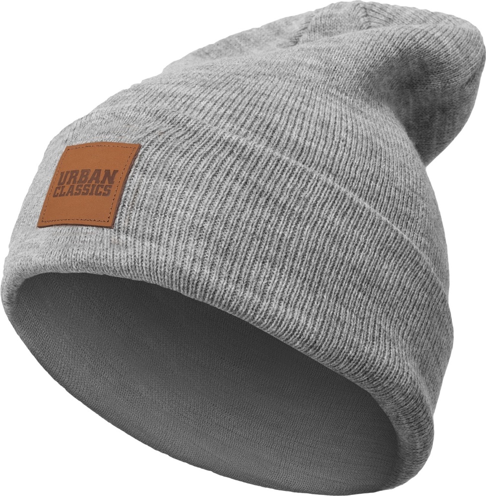 UrbanClassicsKinderMtzeLogopatchBeanieKids2-PackBlackGrey-110116