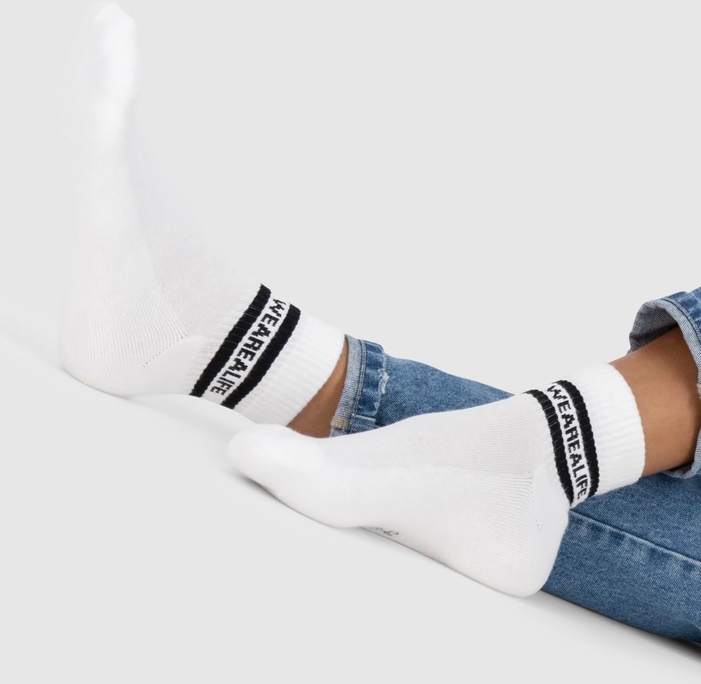 AlifeKickinDamenSockenRikaAKAnkleCrewSocks6erPack44018-9999BrilliantWhite-35-38