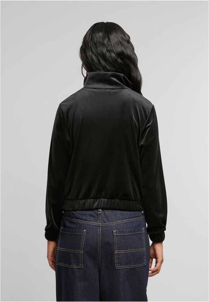 UrbanClassicsDamenLadiesShortVelvetTrackJacketTB7113