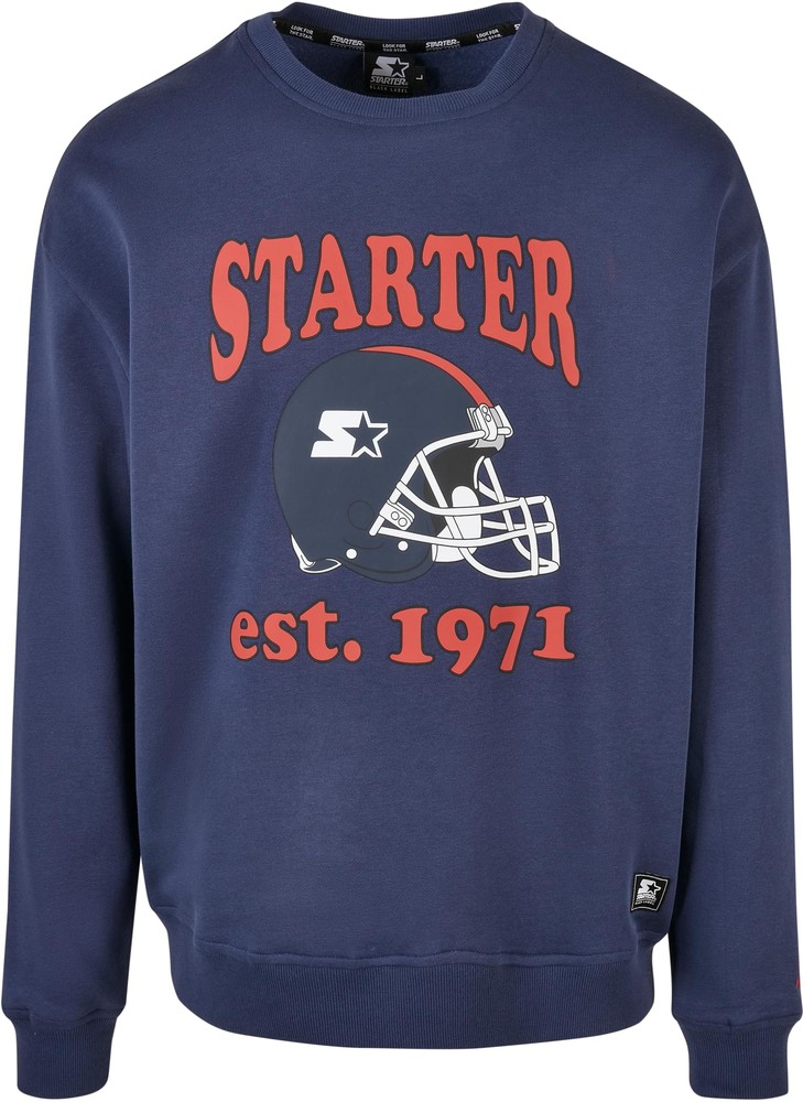 StarterBlackLabelSweatshirtFootballCrewneckDarkblue