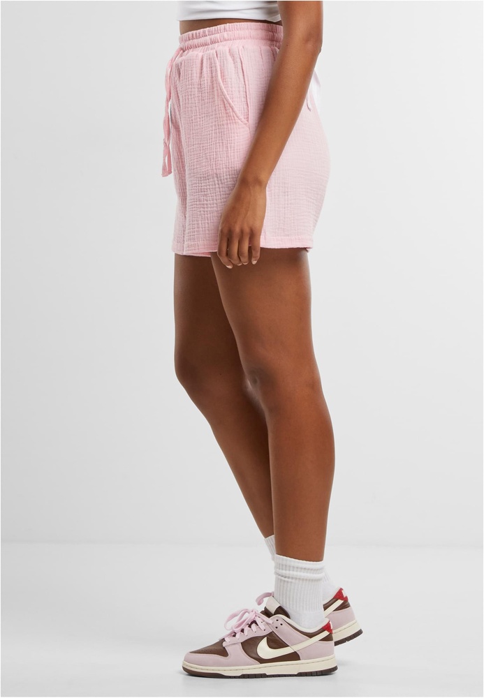UrbanClassicsDamenLadiesMusselinShortsTB7467Blushedrose-3XL