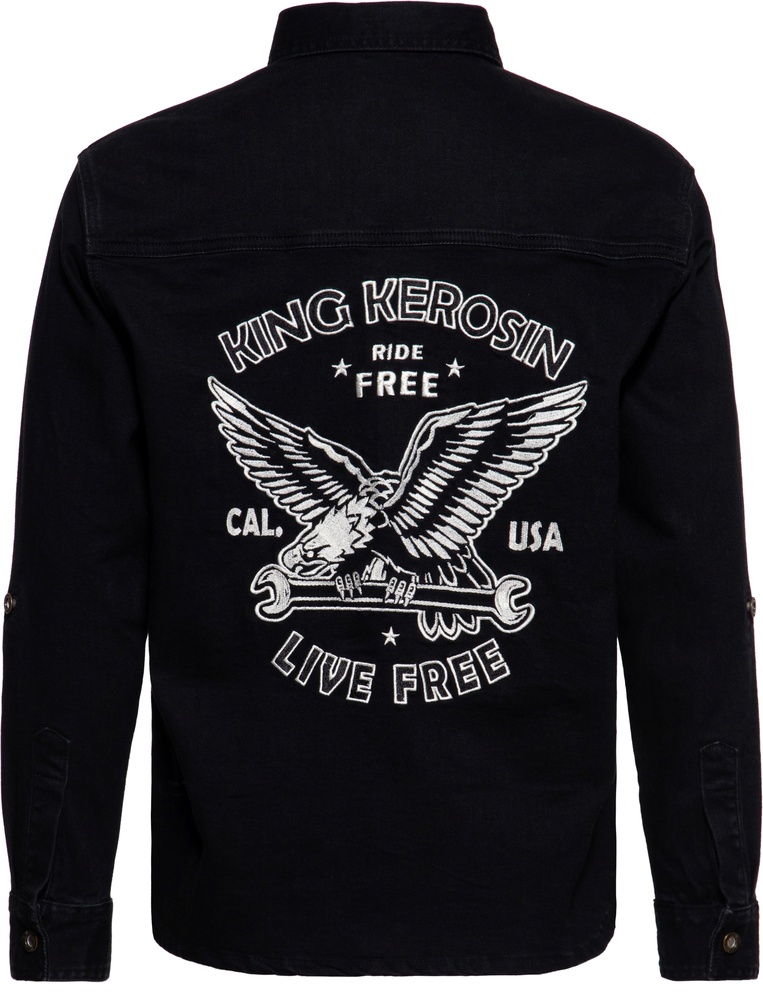 KingKerosinWorkwearDenimHemdRideFreeKKI35021
