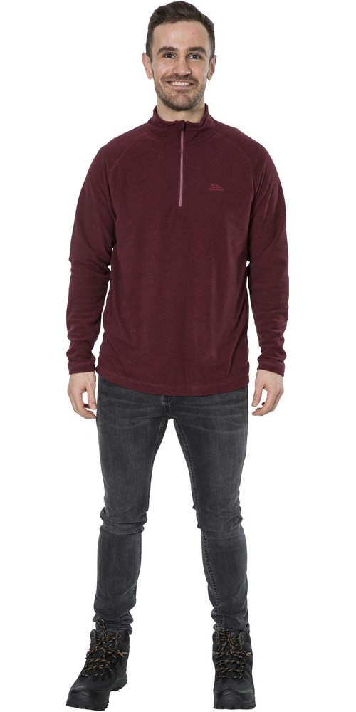 TrespassFleecejackeFleecepulloverKeynote-MaleFleeceAt100Prune-L