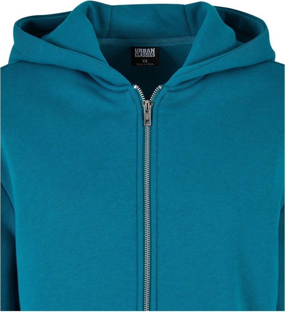 UrbanClassicsDamenJackeLadiesShortOversizedZipJacketWatergreen-3XL