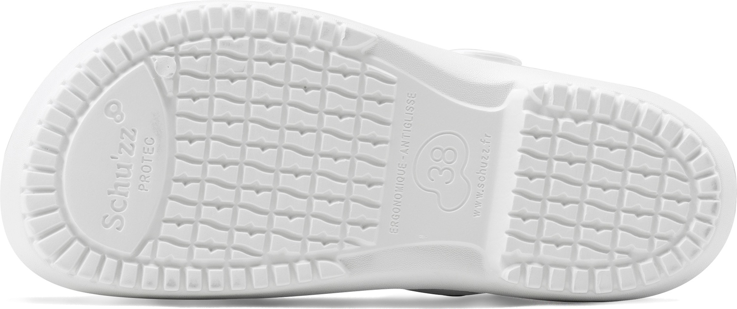 SchuzzSchuzzDamenClogBerufsschuhePROTECFemmeimprimLibertysurblancWei