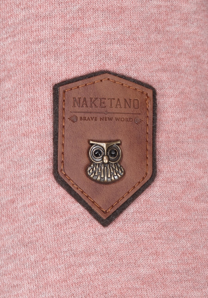 NaketanoDamenHoodieDarth1801-0203SchmutzmuschiPinkMelange-XS