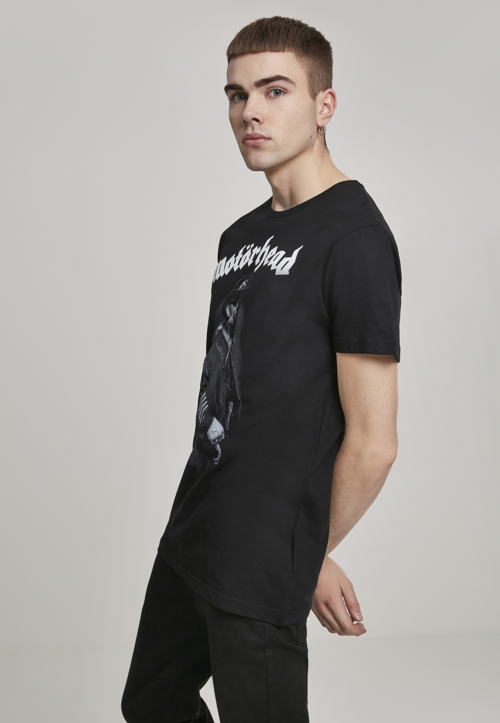 MerchcodeT-ShirtMotrheadLemmyWarpigTeeBlack