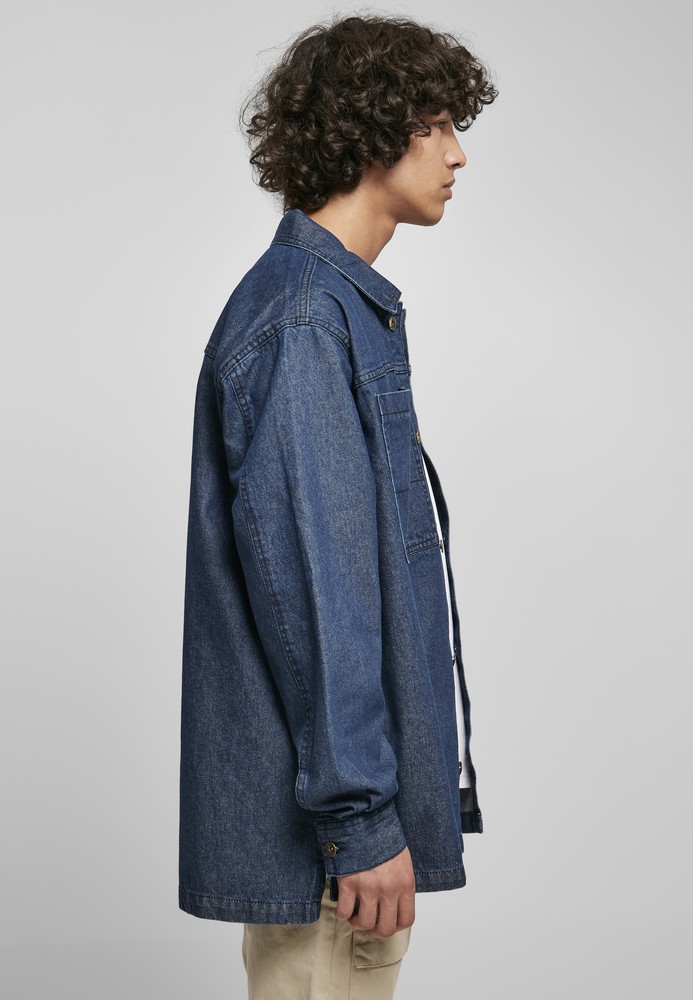 SouthpoleOversizedDenimShirtDarkblueWashed