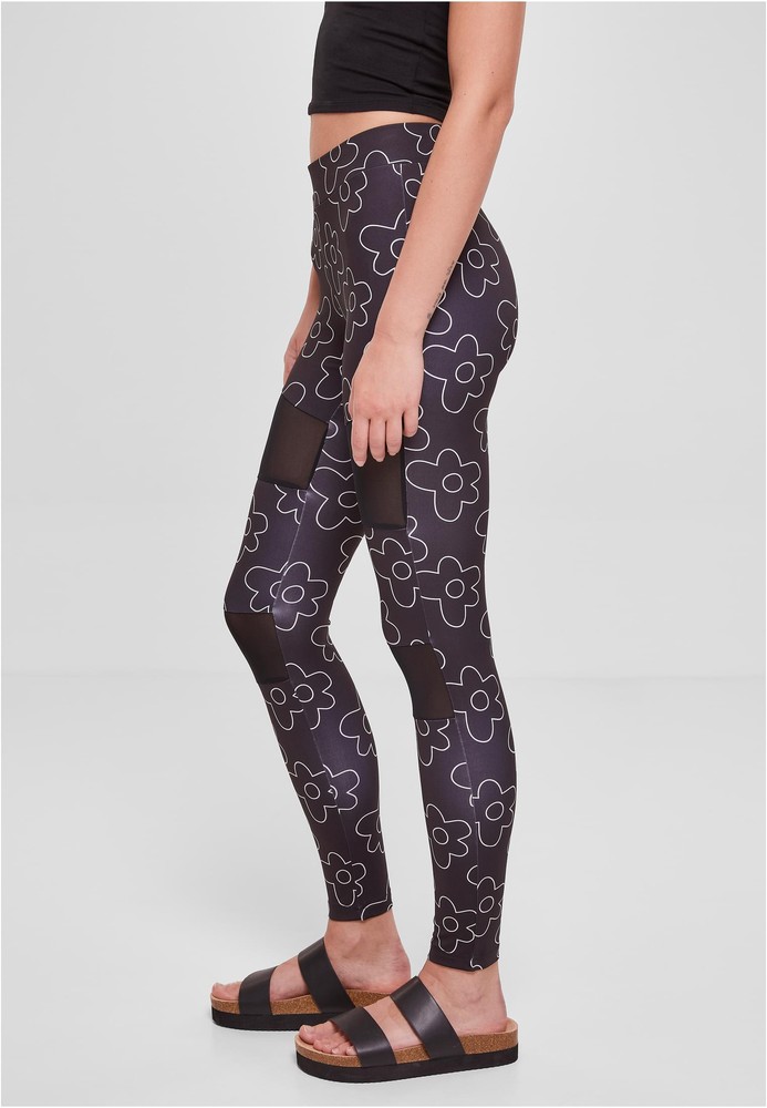 UrbanClassicsDamenLadiesTechMeshAOPLeggings