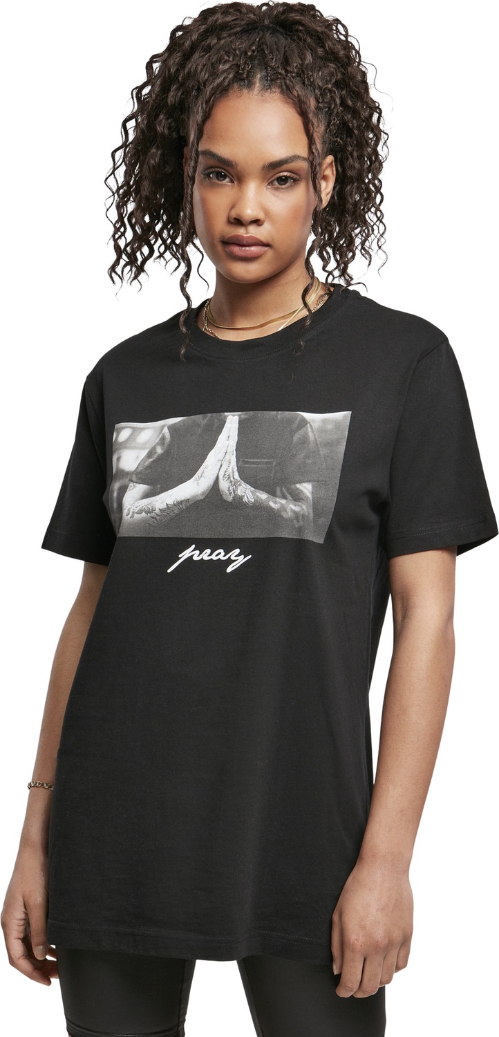 MisterTeeDamenT-ShirtLadiesPrayTeeBlack-3XL