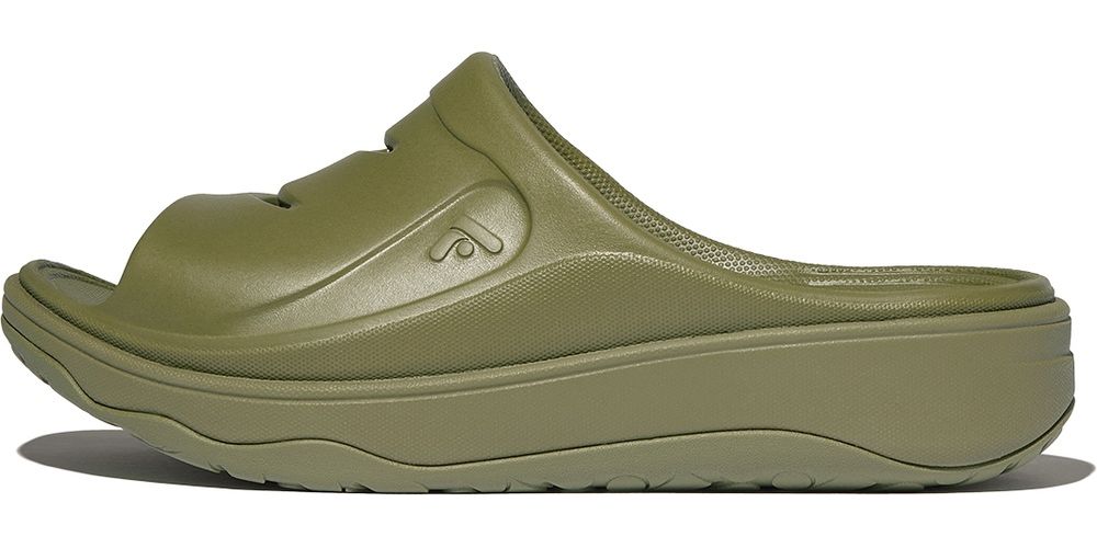 FitFlopDamenSandalenRelieffSlide-TonalRubberIC5Camo-Green-36