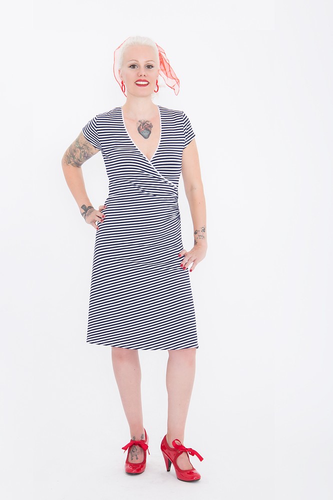 QueenKerosinSailorDressmitserSchleifeamRckenQK4195462037Navy