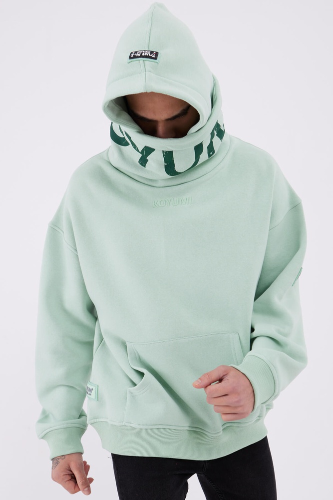KoyumiHoodieBreakyourNeckKOYM-2283LightGreen-L