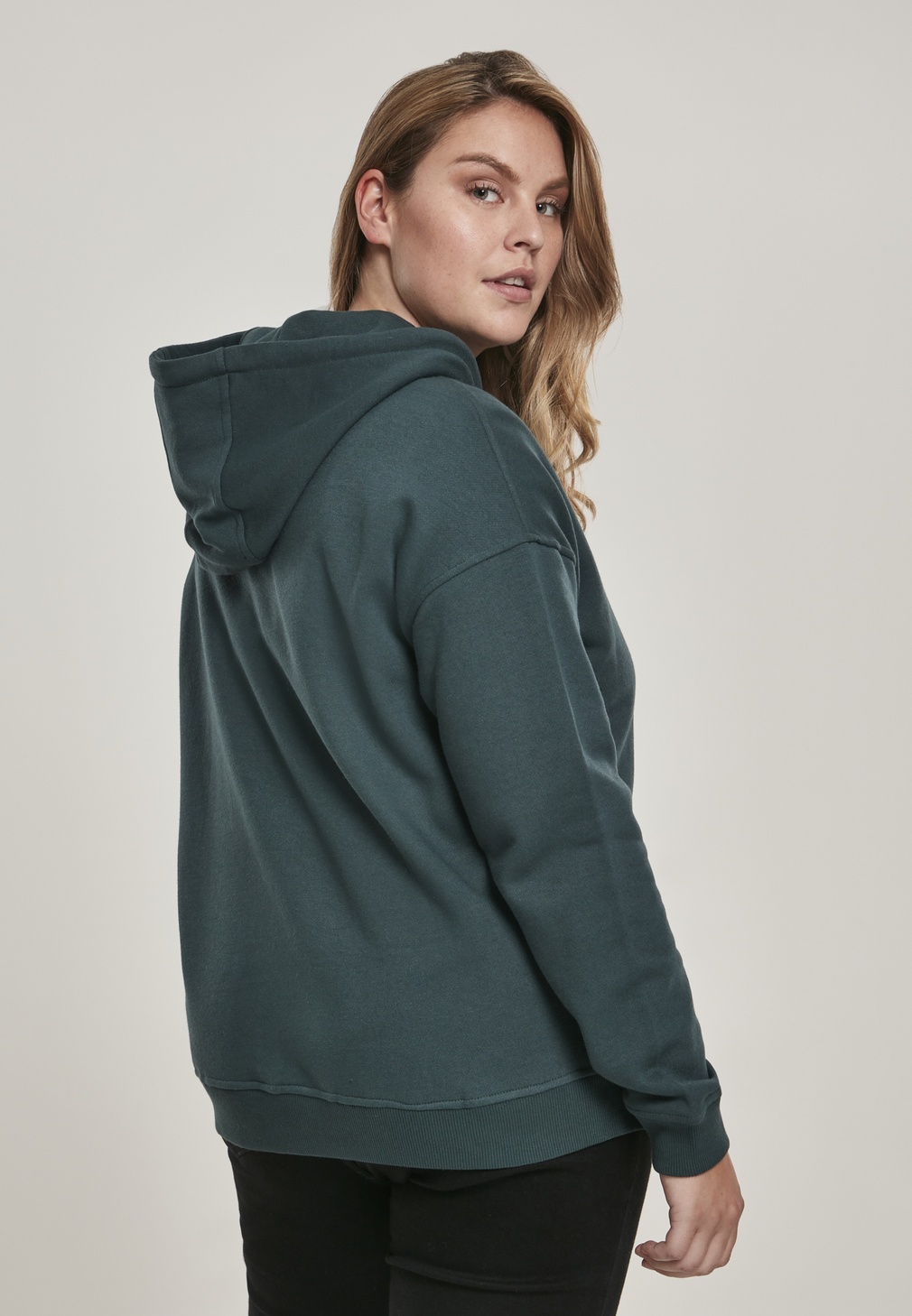 UrbanClassicsDamenHoodieLadiesHoodyBottlegreen-3XL