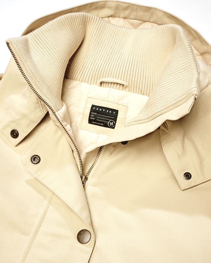 ForvertDamenParkaJackeForvertLemony9112Beige-XS