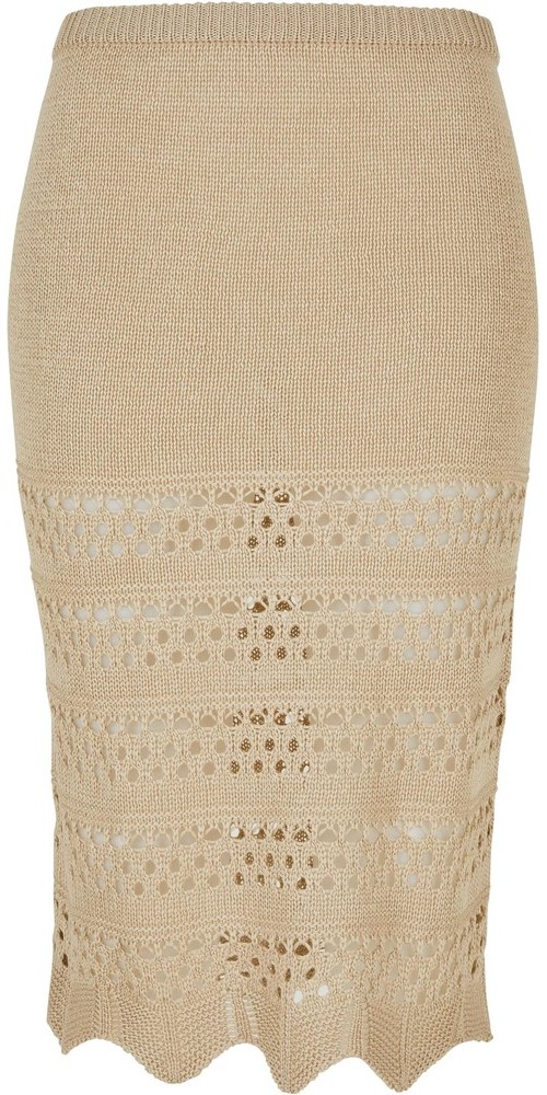UrbanClassicsDamenLadies34CrochetKnitSkirt