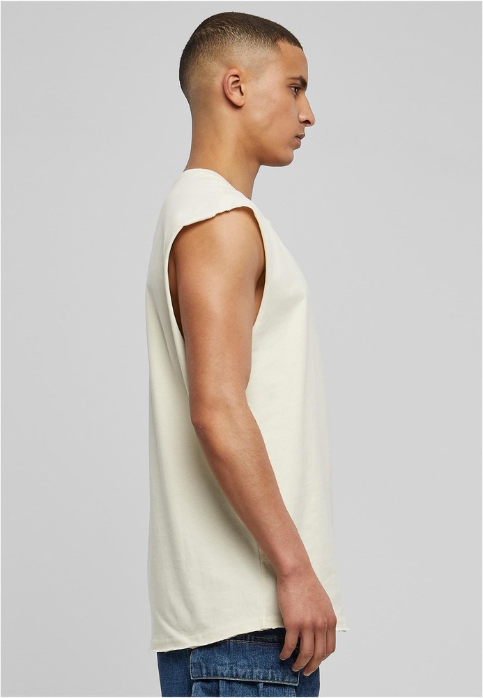 UrbanClassicsT-ShirtOpenEdgeSleevelessTeeWhitesand-3XL