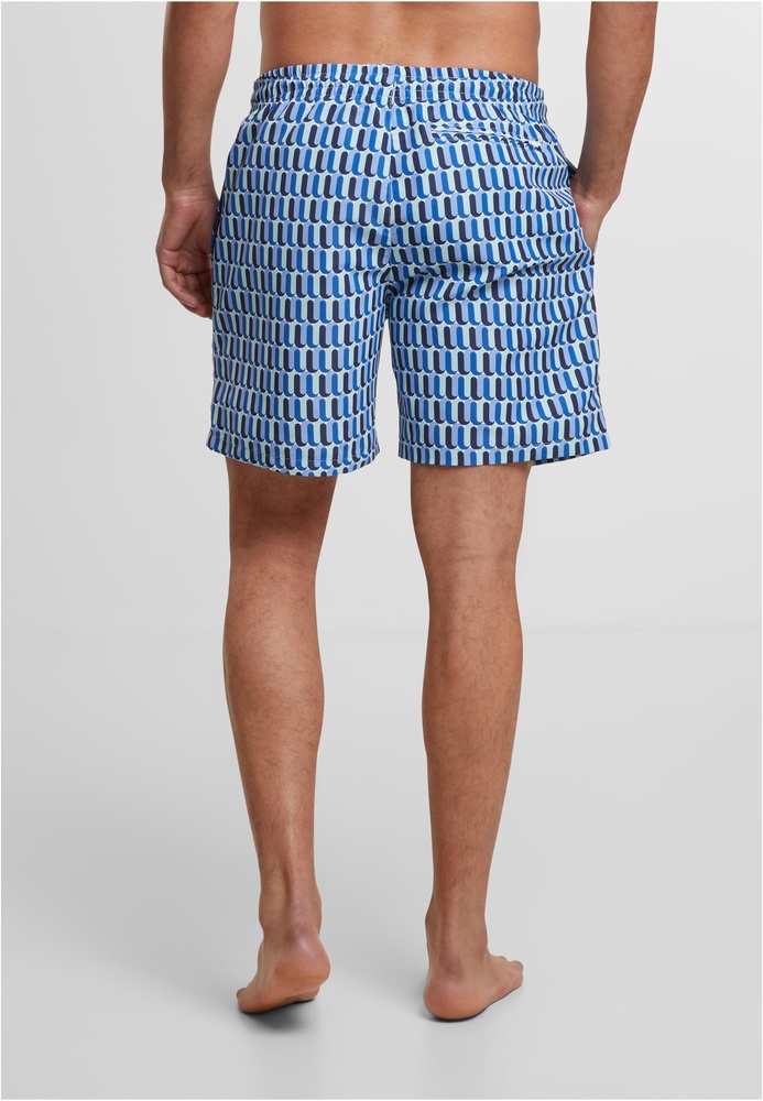 UrbanClassicsBadeshortsPatternSwimShortsTB2679BlueRetroPattern-3XL