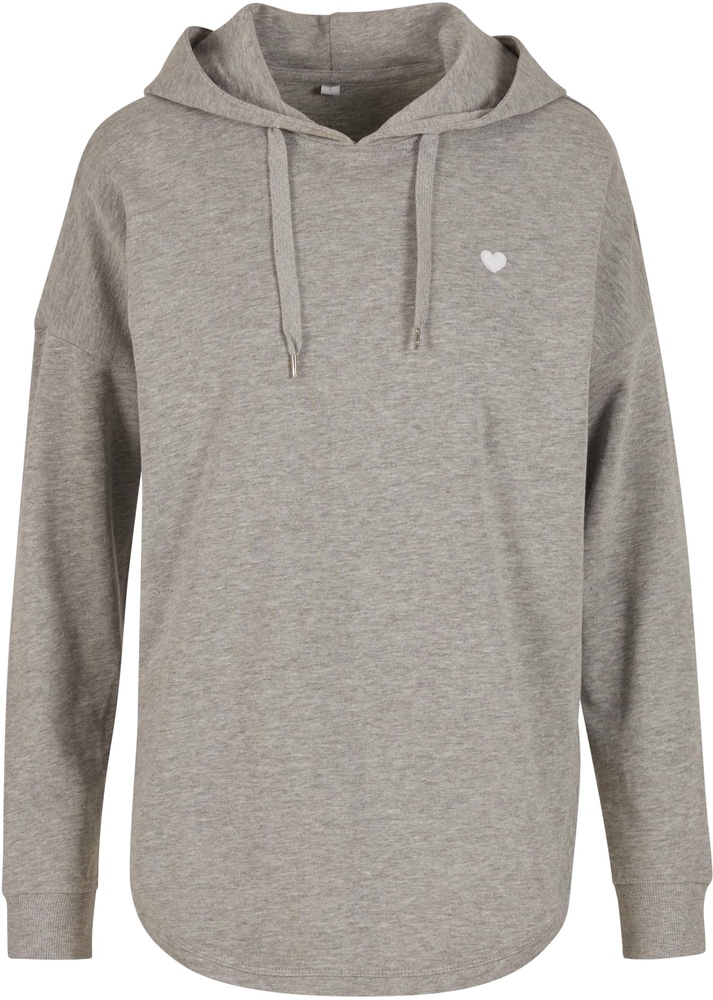 MissTeeDamenHeartEmbLadiesOversizedHoodyMST333