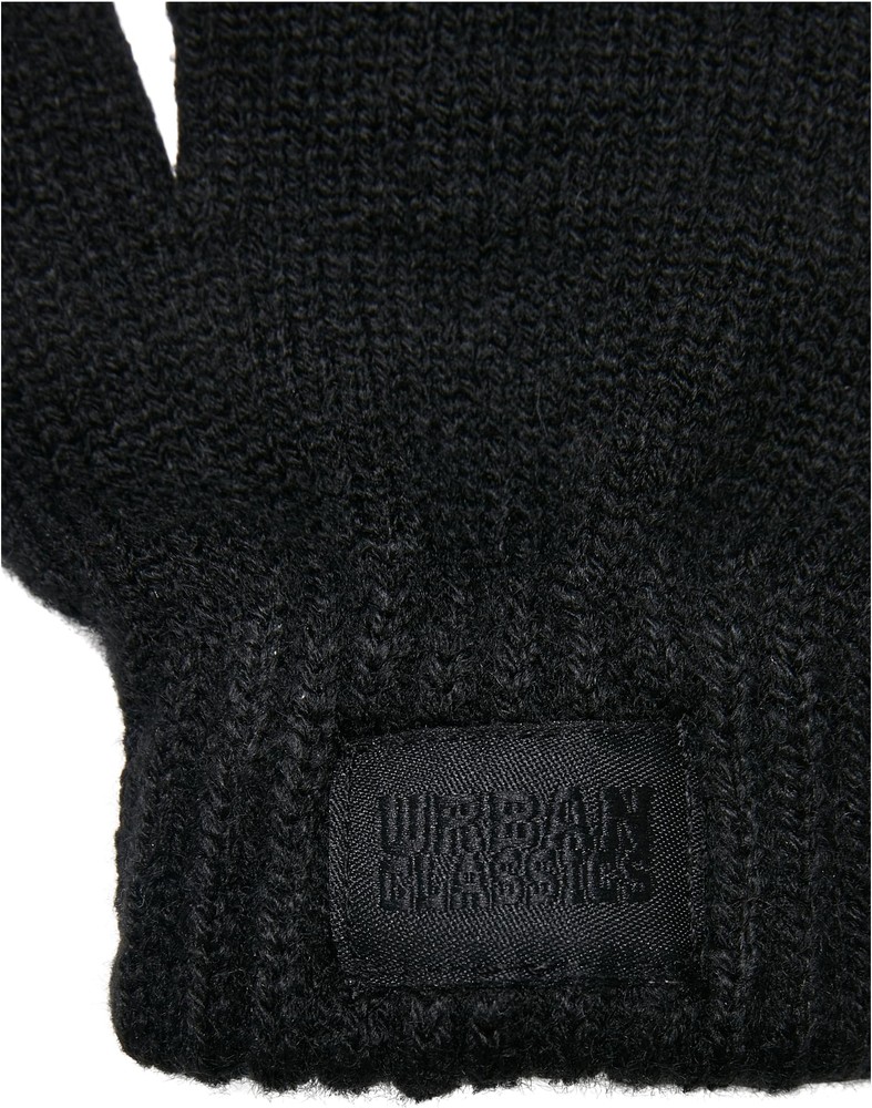 UrbanClassicsJungenHandschuheKnitGlovesKidsBlack