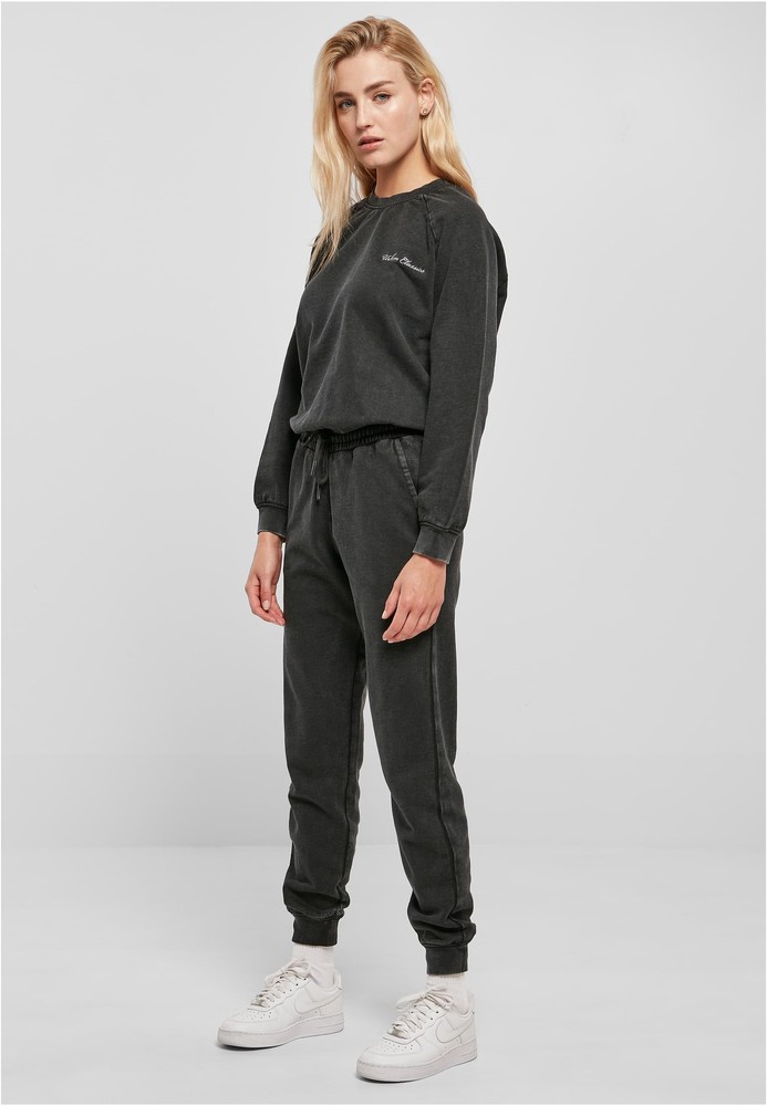 UrbanClassicsDamenLadiesSmallEmbroideryLongSleeveTerryJumpsuit