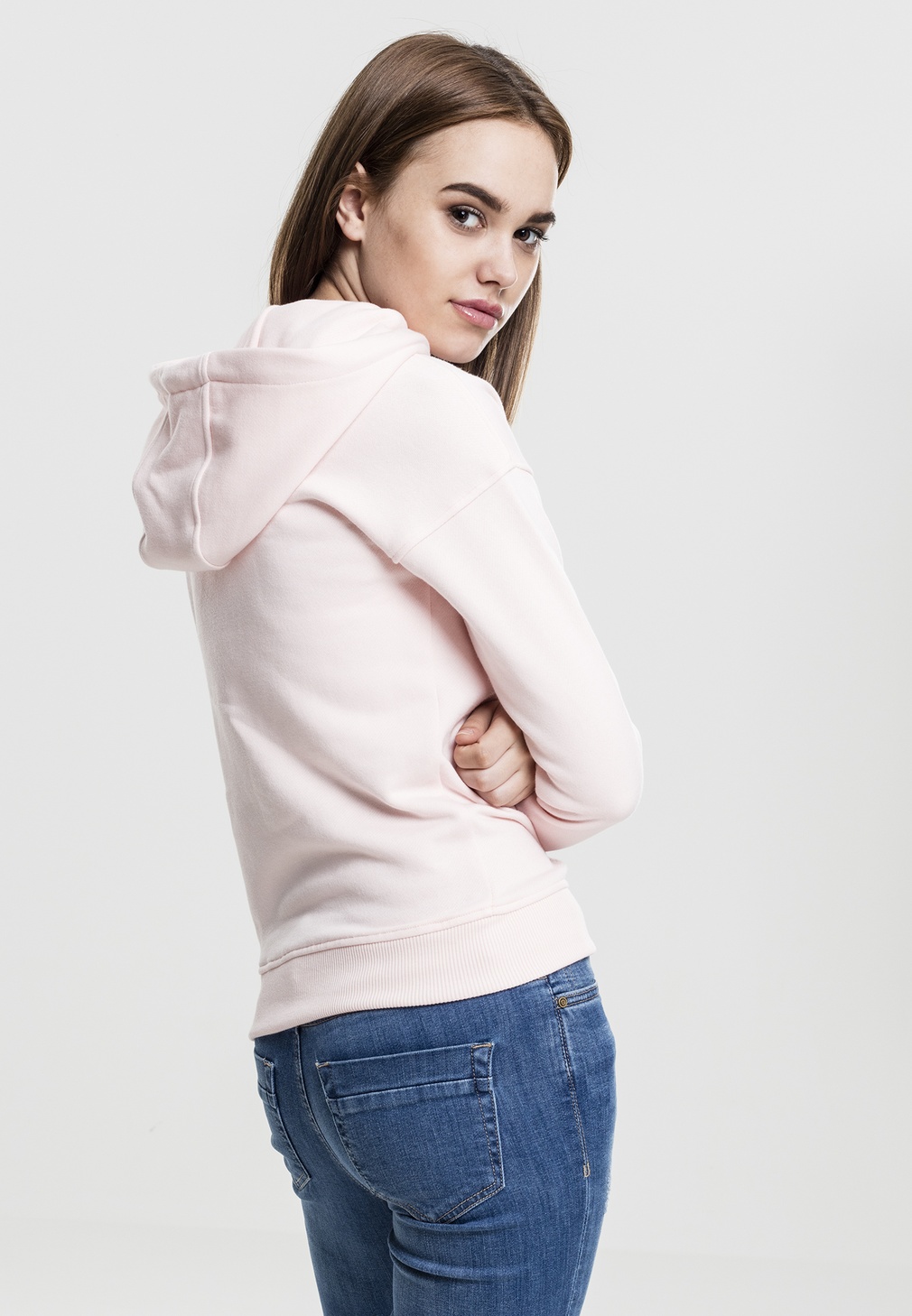 UrbanClassicsDamenHoodieLadiesHoodyPink-L