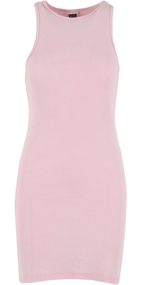 UrbanClassicsDamenKleidLadiesWashedRibJerseyDressTB7475Blushedrose-3XL
