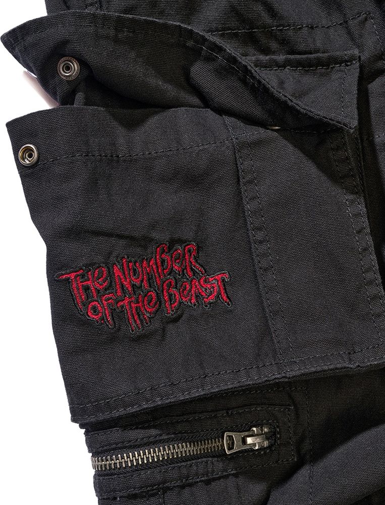 BranditShortIronMaidenSavageShortsTheNumberOfTheBeastBlackEdition61052Black-L