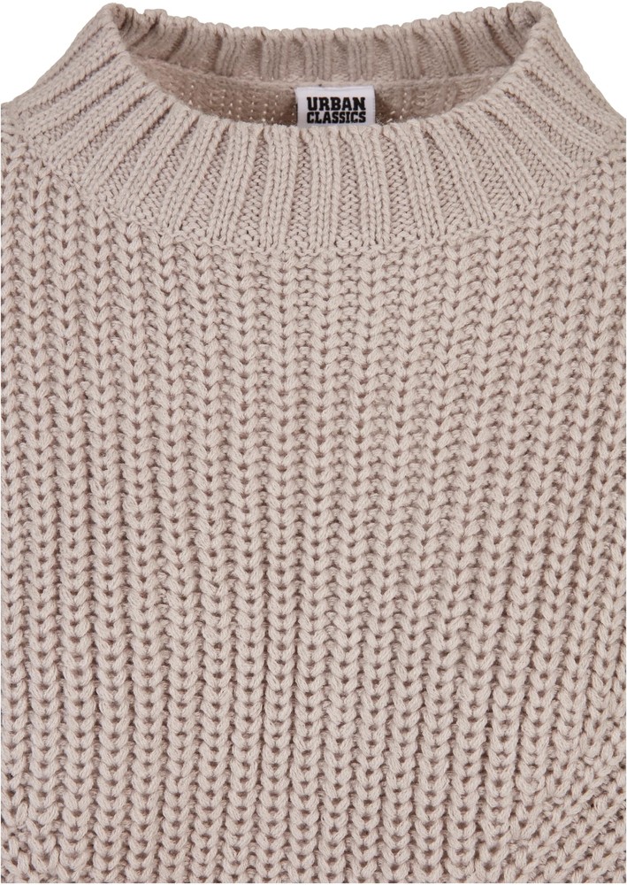 UrbanClassicsDamenSweatshirtLadiesWideOversizeSweaterWarmgrey-3XL
