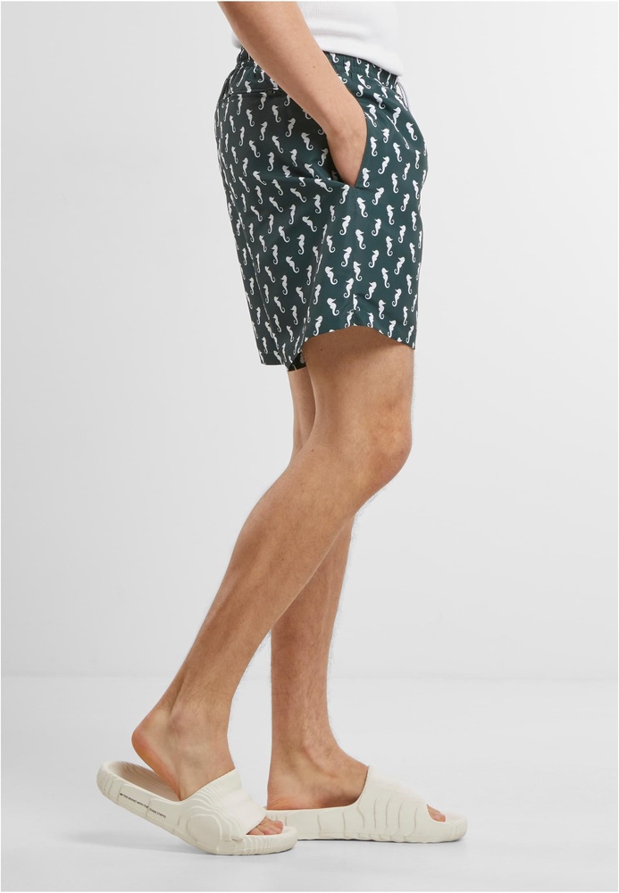 UrbanClassicsBadeshortsPatternSwimShortsTB2679Darkgreenseahorse-3XL