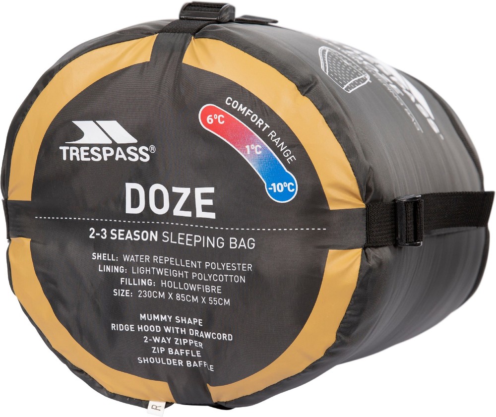 TrespassTascheDoze-HollowfibreSleepingBagHoneybee