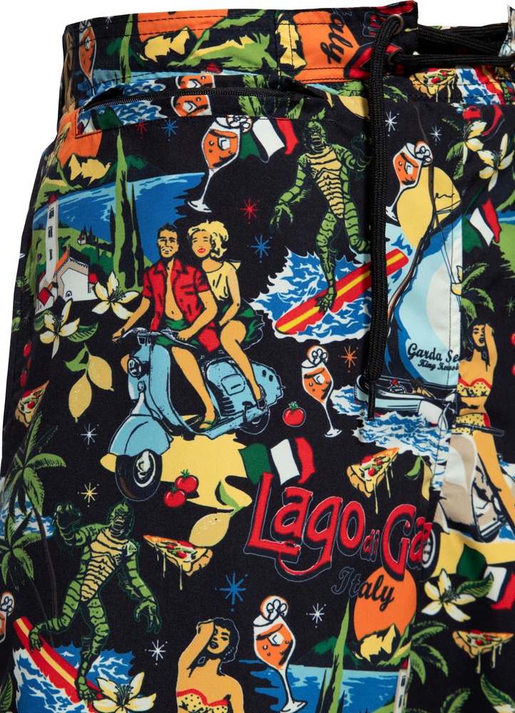 KingKerosinAopBadehoseKKU411052Black-XS