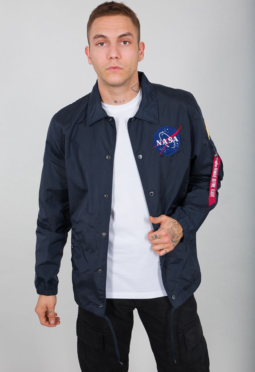 AlphaIndustriesNASACoachJacketJackeRepBlue