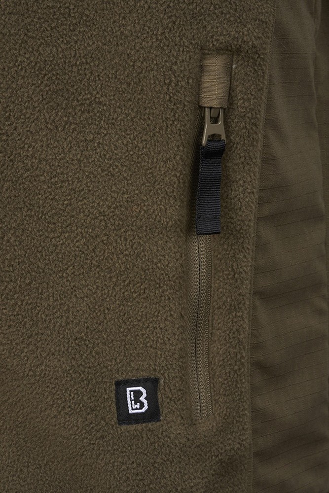 BranditMenJackeFleecejacketRipstopOlive