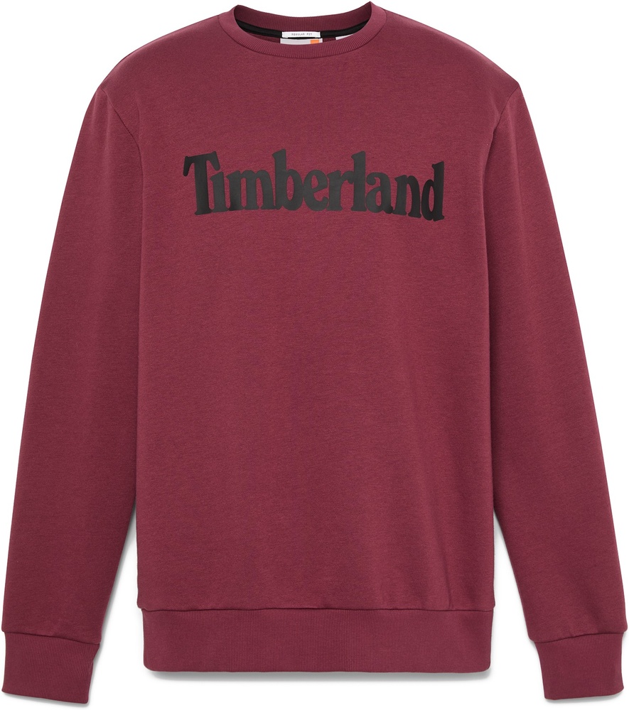 TimberlandPulloverSweatshirtNorthwoodWordmarkLogoBrushbackCrewNeckTB0A627F