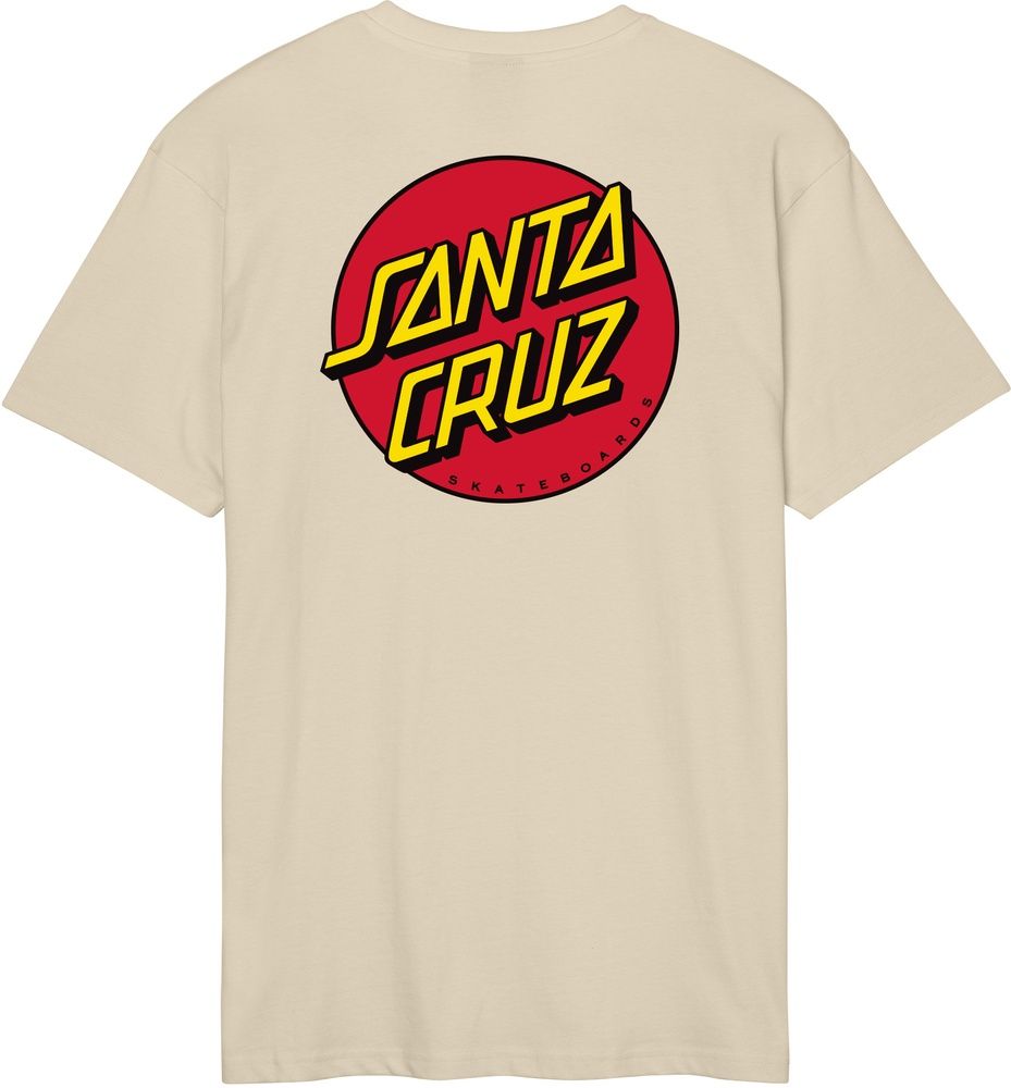 SantaCruzClassicDotChestT-ShirtSCM-T3009BlondWood-XS