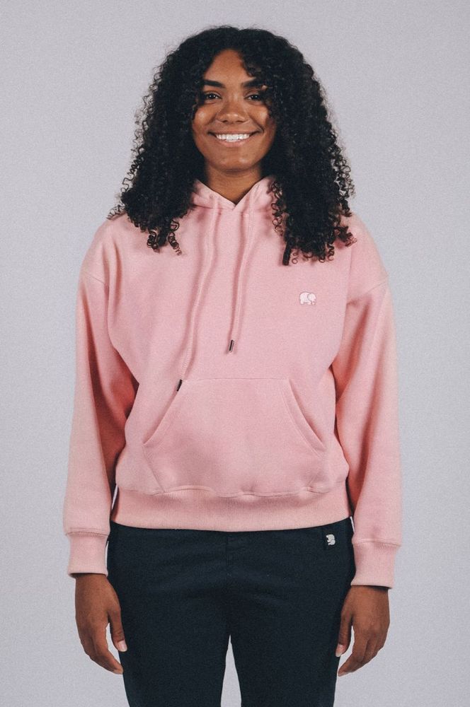 TrendsplantDamenSweaterWomensOrganicEssentialOversizedHoodiePalePinkPink-XS