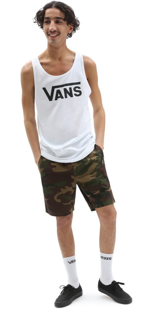 VansHerrenT-ShirtMnVansClassicTankWhiteBlack-L