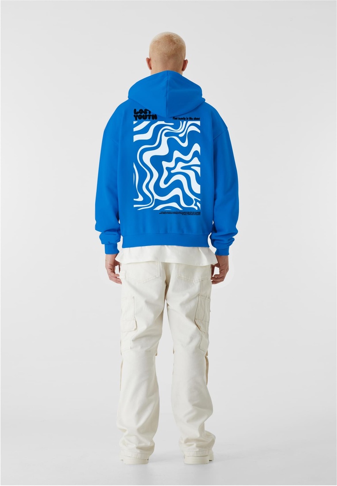 LostYouthLyHoodyBeautifulChaosBlackBeigeLY418CobaltBlue-3XL