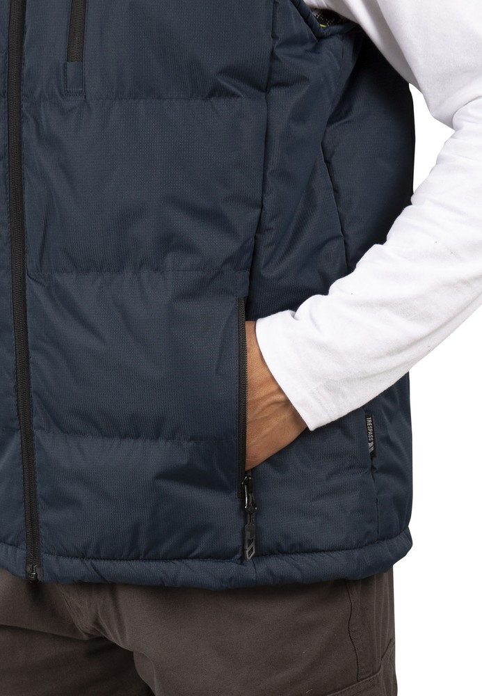 TrespassWesteClasp-MalePaddedGiletNavy-4XL
