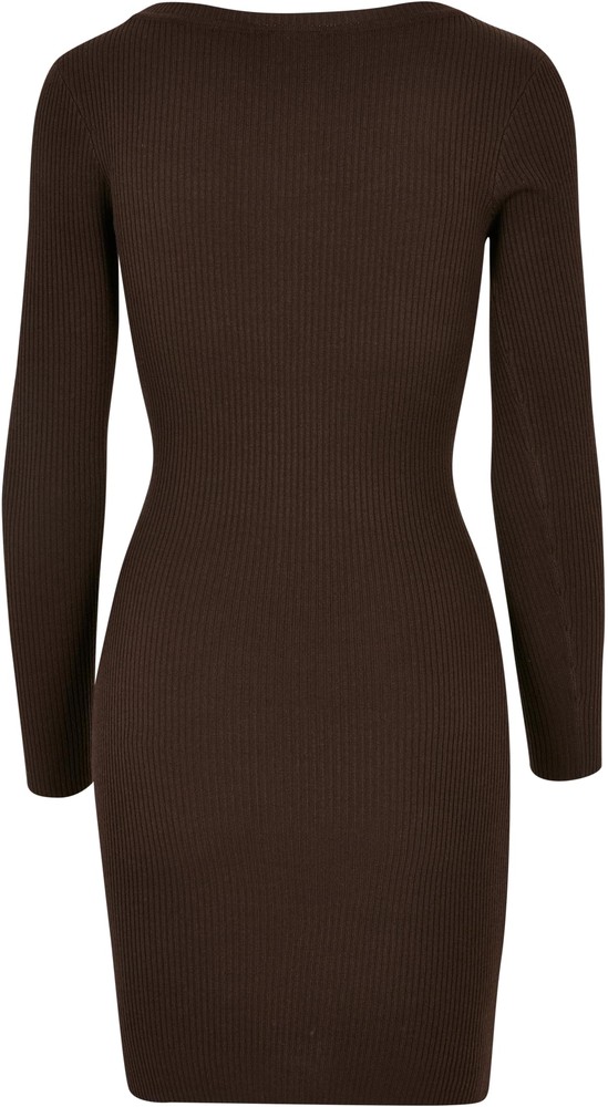 UrbanClassicsDamenKleidLadiesCutOutDressBrown-3XL