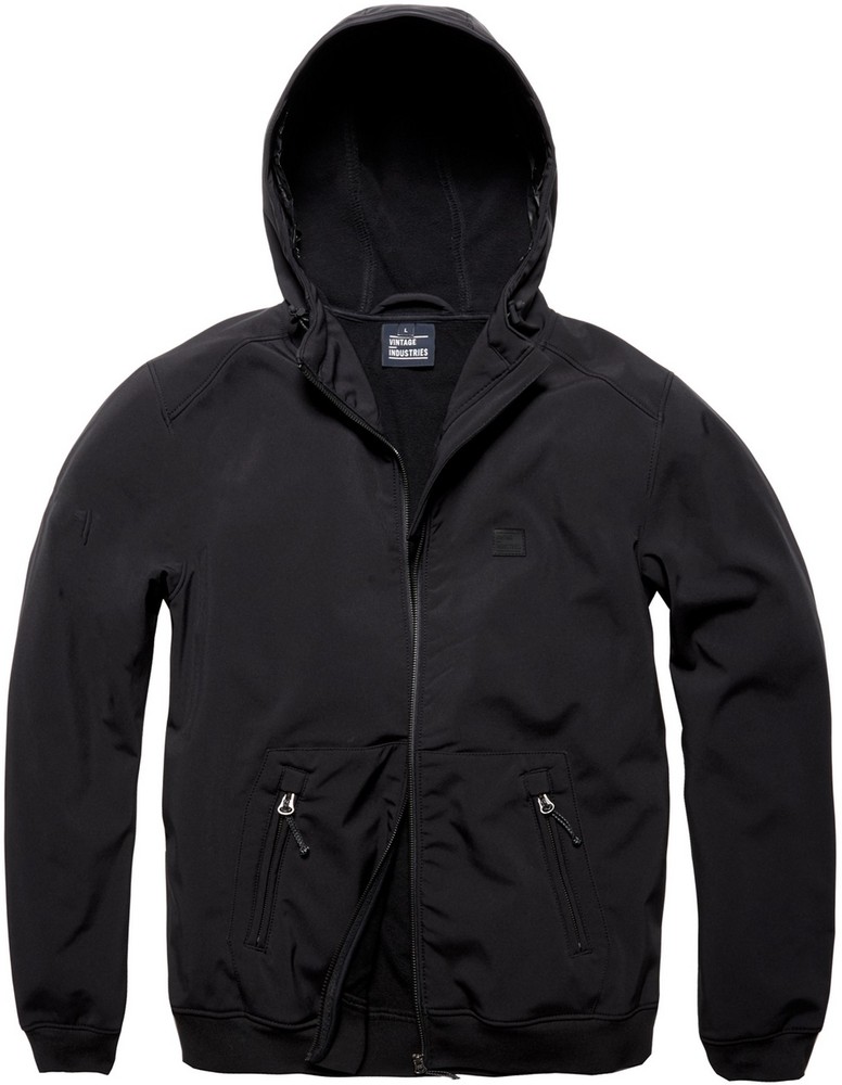 VintageIndustriesFunktionsjackeAshoreSoftshellJacketBlack-S