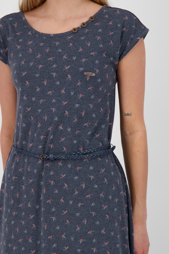 AlifeKickinDamenJerseykleidMelliAKDressMarine-XL